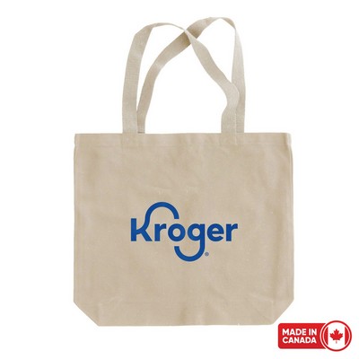 12 oz. Premium Cotton Canvas Shopper Tote Bag