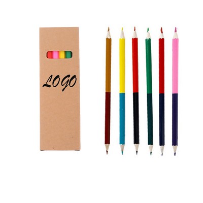 12-Color Double-Ended Colored Pencils
