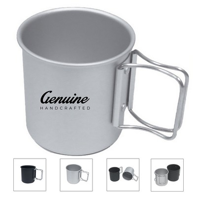 10 Oz Camping Mug with Foldable Handle