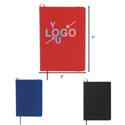 5" x 7" Elastic Journal with Mix Cover