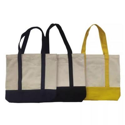 Large Heavyweight Canvas Boat Tote-24OZ