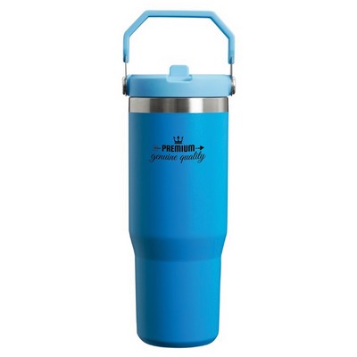 Stanley® IceFlow 30oz Flip Straw Tumbler, Azure Blue