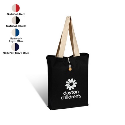 ButtonUp Color Canvas Tote
