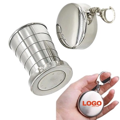 8.5 oz Stainless Steel Folding Cup
