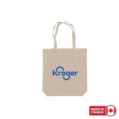 4 oz. Cotton Canvas Economy Shopper Tote Bag w/ 3-Day Rush Service