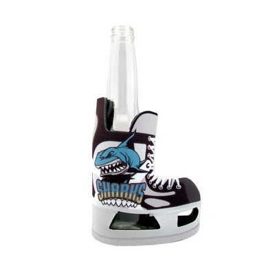 USA Made Dye Sub Skates Shaped Bottle Cooler