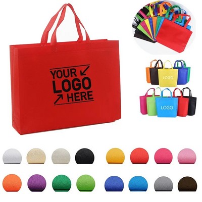 Custom Non-Woven Grocery Tote Reusable Eco-Friendly Shopping Bag