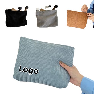 Corduroy Cosmetic Bag