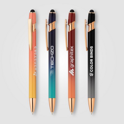 Ellipse Ombre Rose Gold Stylus Pen
