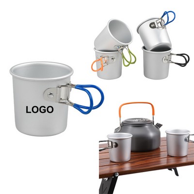Aluminum 5oz Camping Travel Mug with Handle