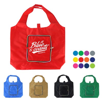 Rip-stop Nylon Collapsible Shopping Bag