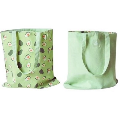 Reversible Canvas Tote Bag