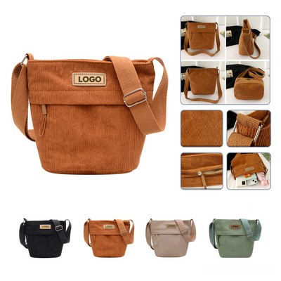 Casual Corduroy Bag