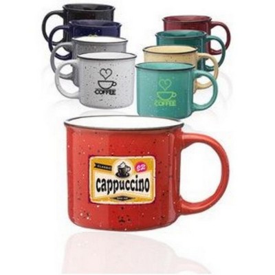 13 Oz Ceramic Campfire Coffee Mugs