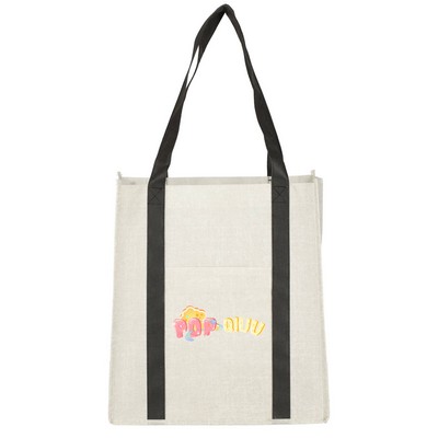 Recycled Non-Woven Small Grocery Tote