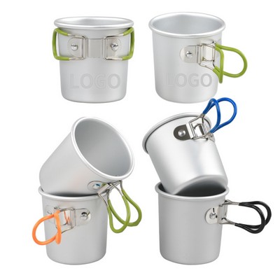 5 oz Folding Aluminum Camping Cup