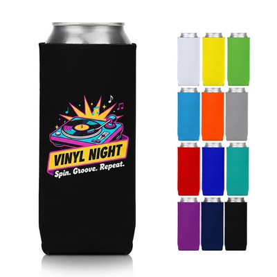 Custom Neoprene 16oz Tall Boy Can Insulator