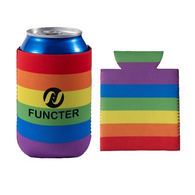 Rainbow Can Cooler Sleeve