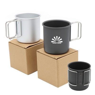 10oz Foldable Aluminum Camping Cup