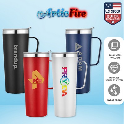 ArticFire 28 oz Tall Vacuum Insulated Stainless Steel Travel / Camping Mug