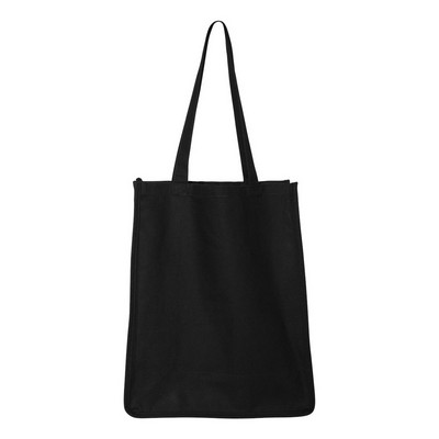 Q-Tees¨ Canvas Gusset Jumbo Shopper Bag (Blank)