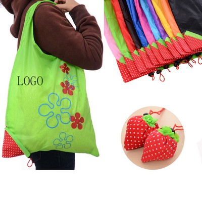 Strawberry Folding Tote Bag